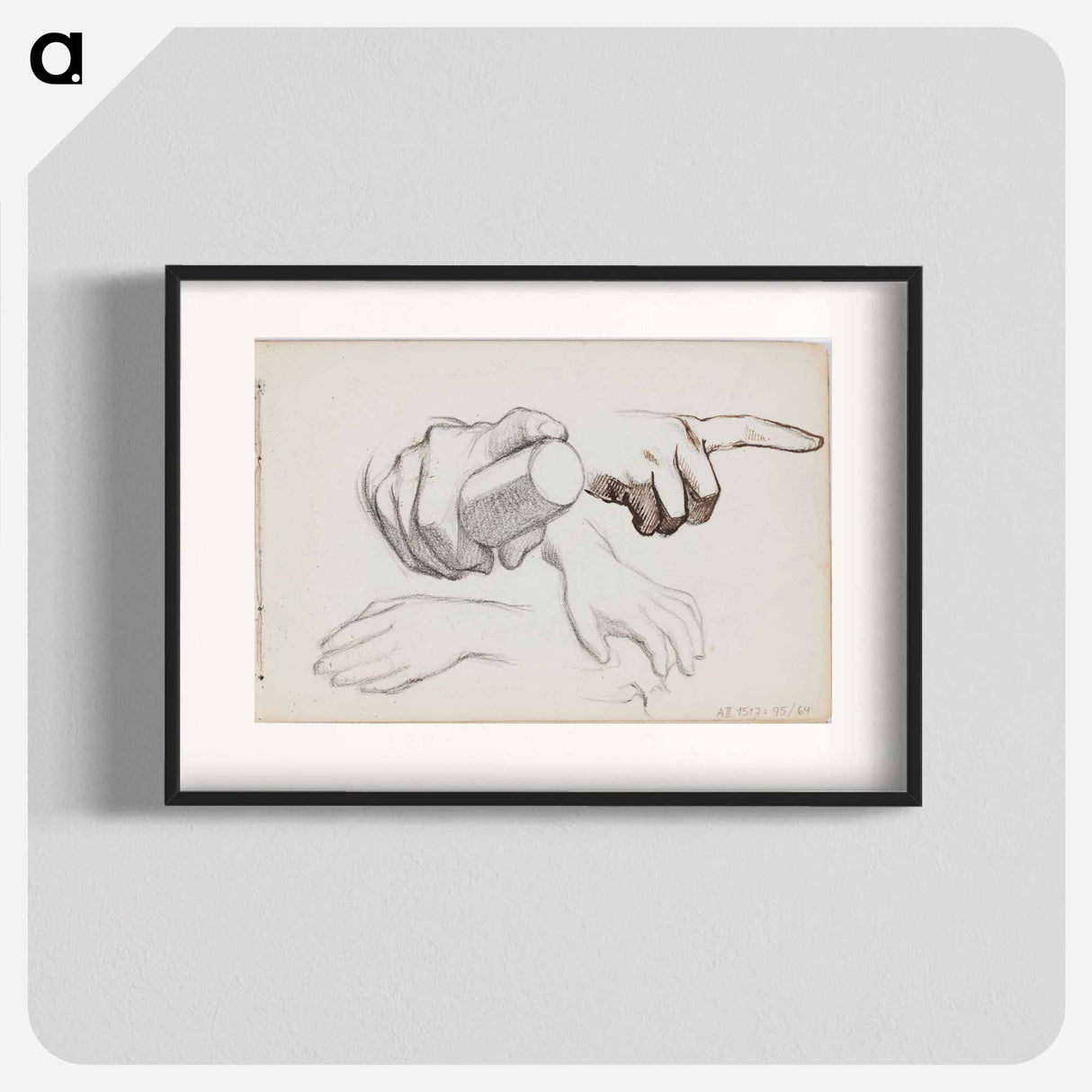 (unknown)part of a sketchbook - アルバート エーデルフェルト Poster.