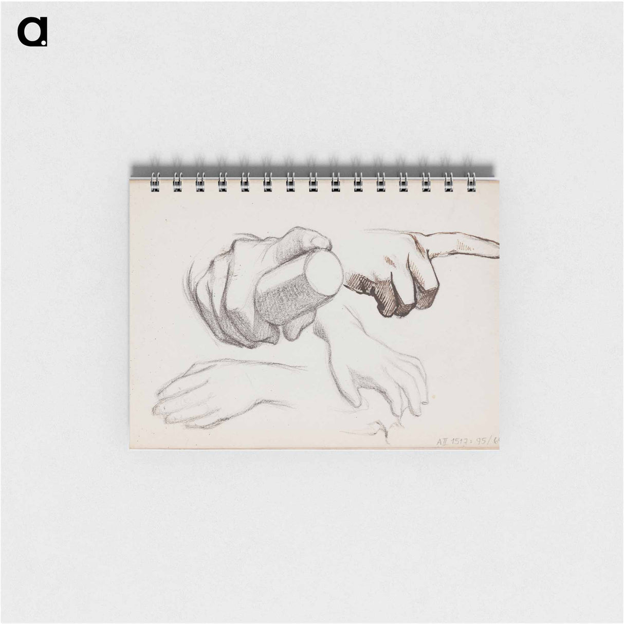 アートメモ帳-(unknown)part of a sketchbook - アルバート エーデルフェルト Memo.