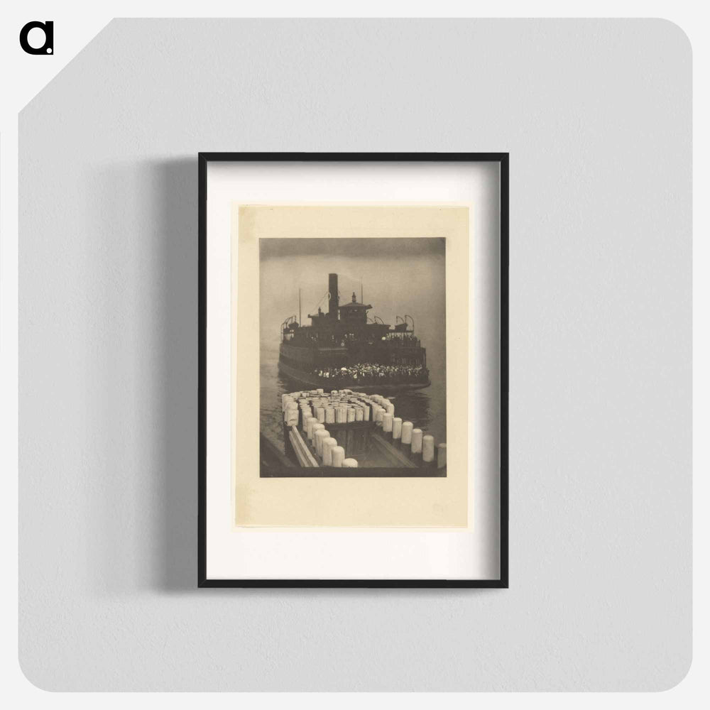 After Working Hours - The Ferry Boat - アルフレッド スティーグリッツ Poster.