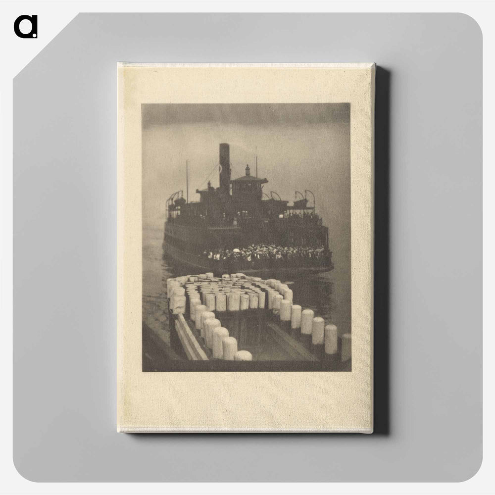 After Working Hours - The Ferry Boat - アルフレッド スティーグリッツ Canvas.