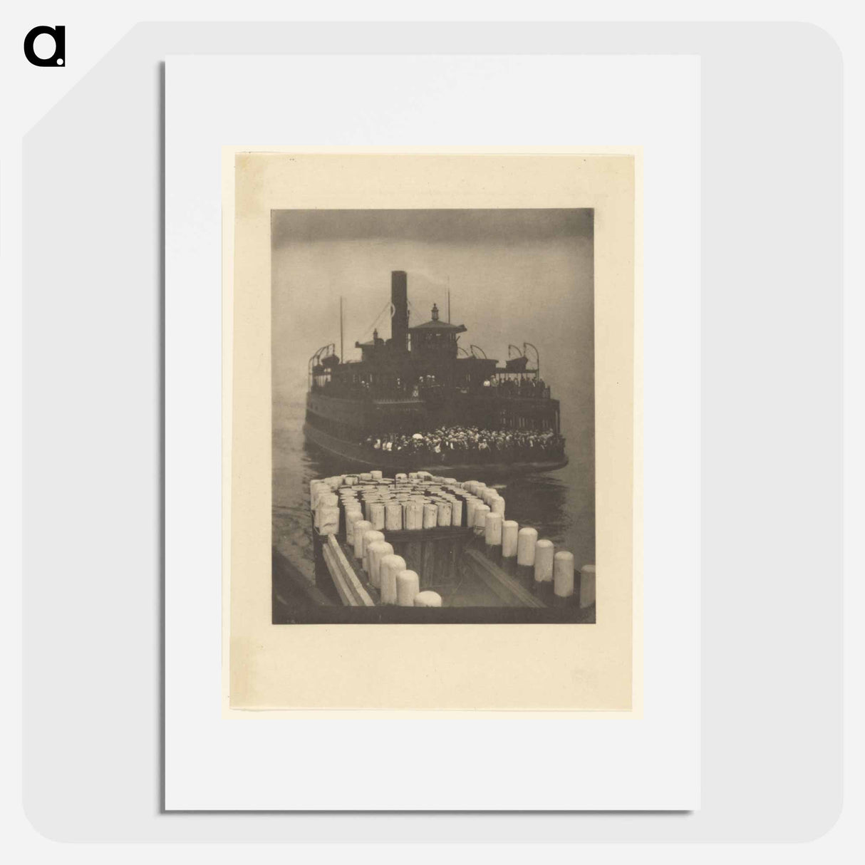 After Working Hours - The Ferry Boat - アルフレッド スティーグリッツ Poster.