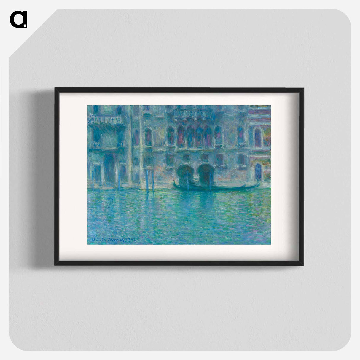 Palazzo da Mula, Venice - Claude Monet Poster.