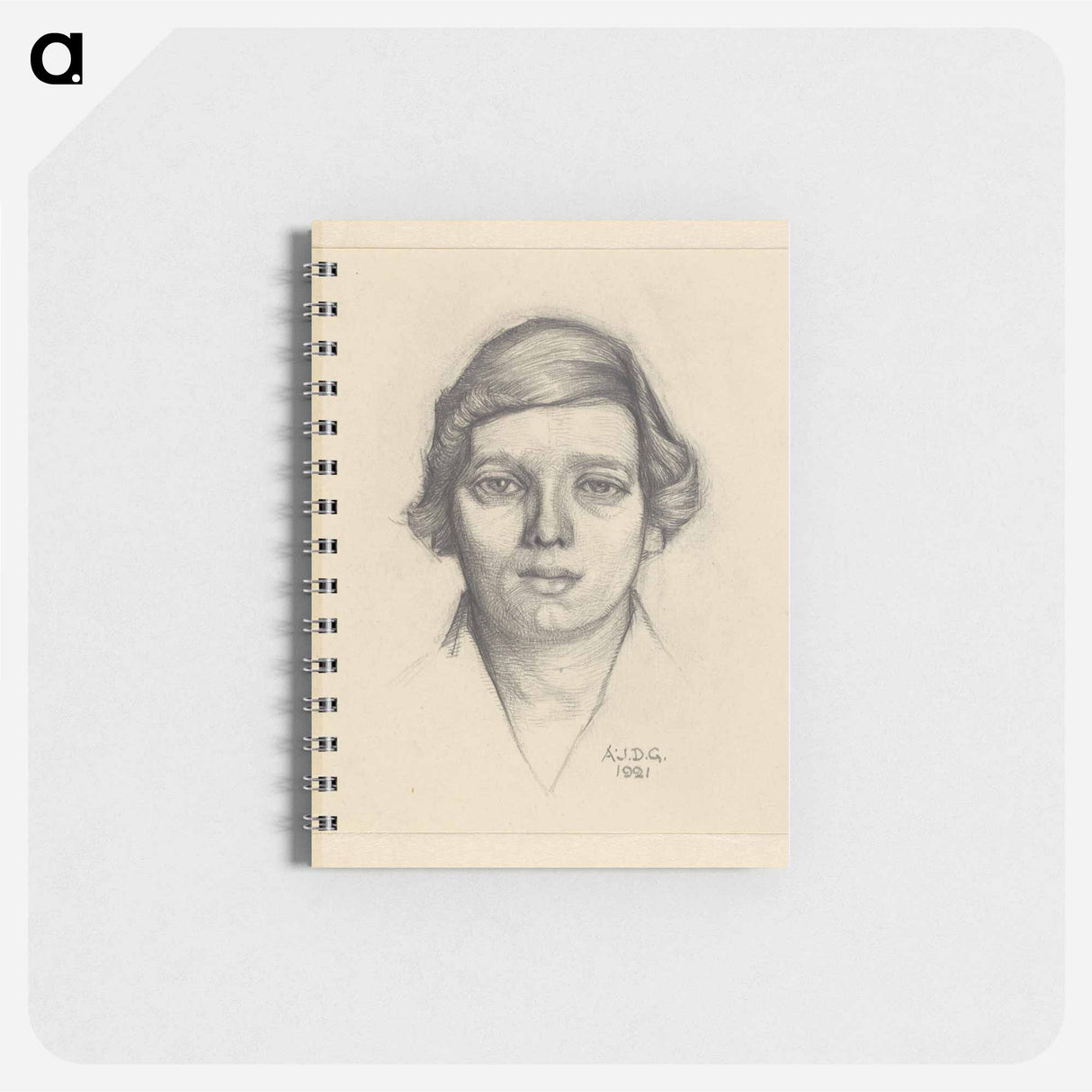 Portret van een onbekende vrouw - ユリー デ フラーハ Memo.