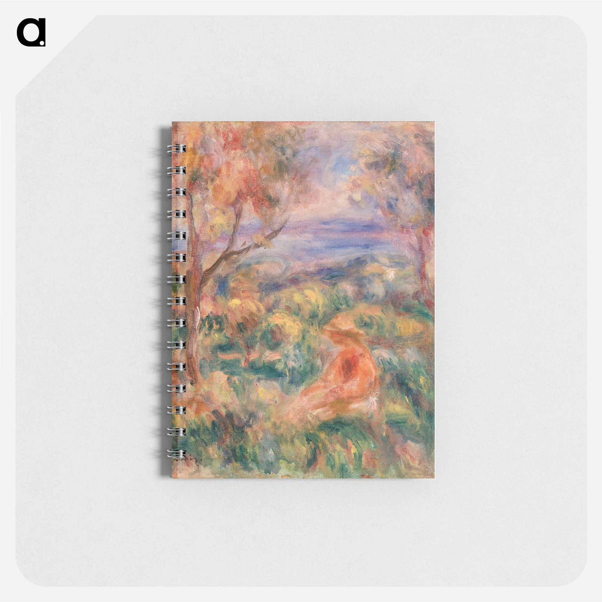 Seated Woman with Sea in the Distance - ピエール オーギュスト ルノワール Memo.