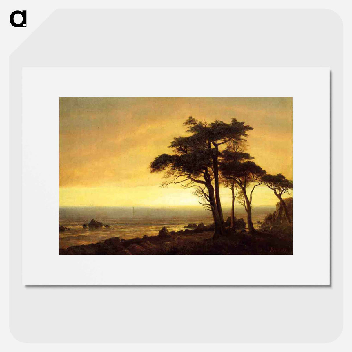 アートポスター-California Coast - アルバート ビアスタット Poster.