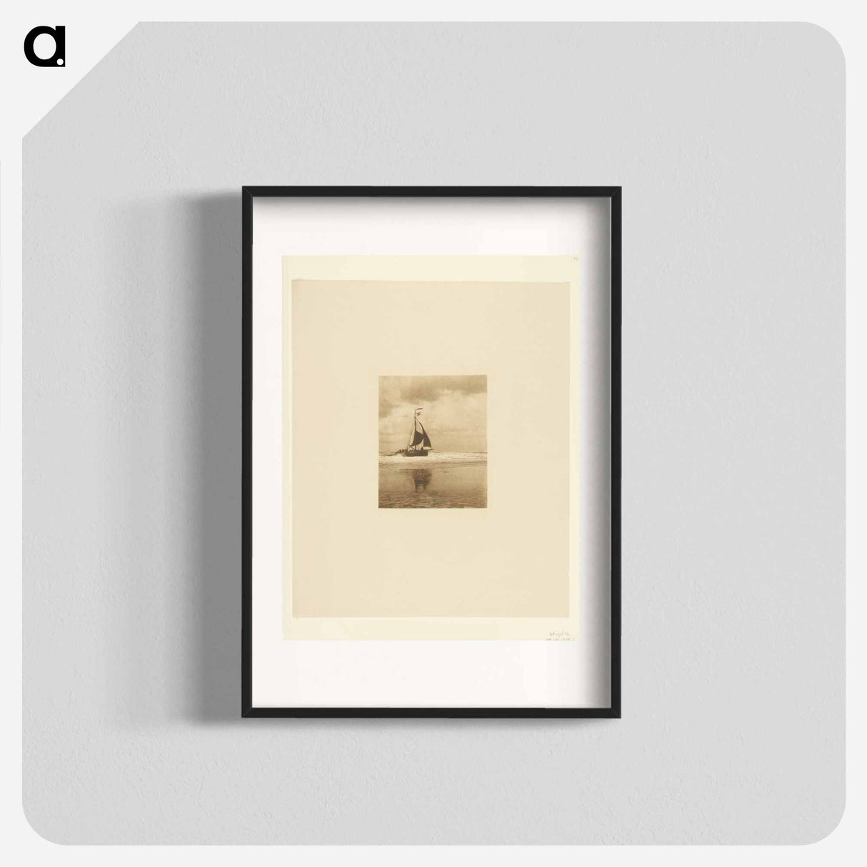 The Incoming Boat - アルフレッド スティーグリッツ Poster.