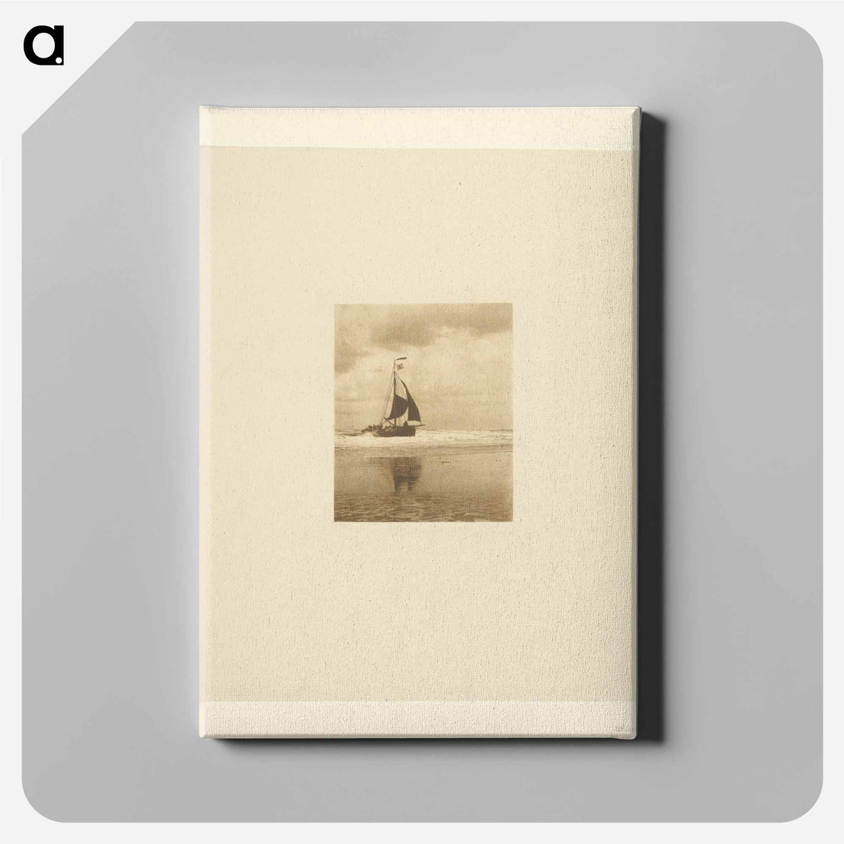 The Incoming Boat - アルフレッド スティーグリッツ Canvas.