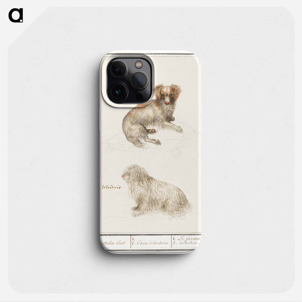 Two dogs - アンセルムス ボエティウス デ ブート Phone Case.