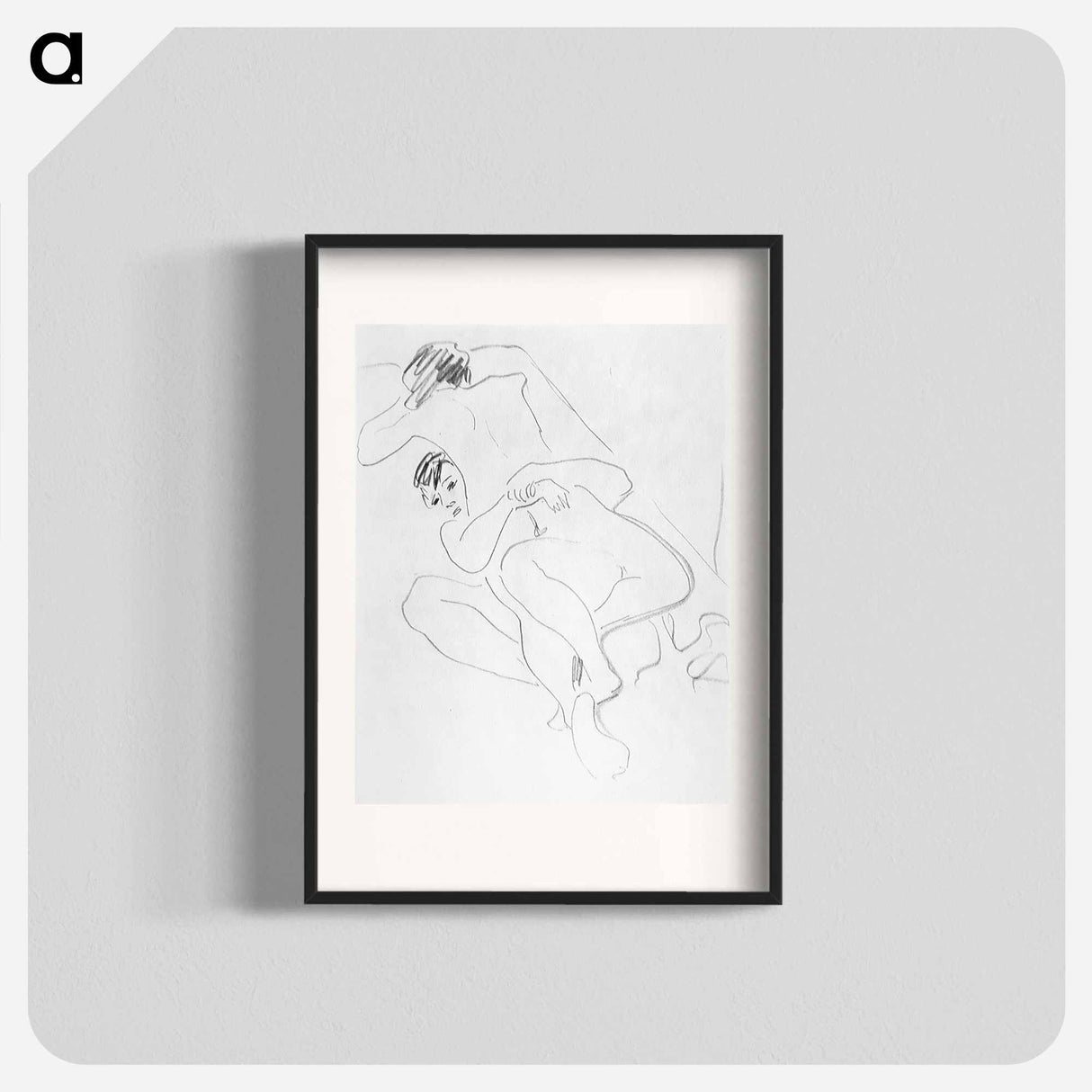 Couple - Ernst Ludwig Kirchner Poster.