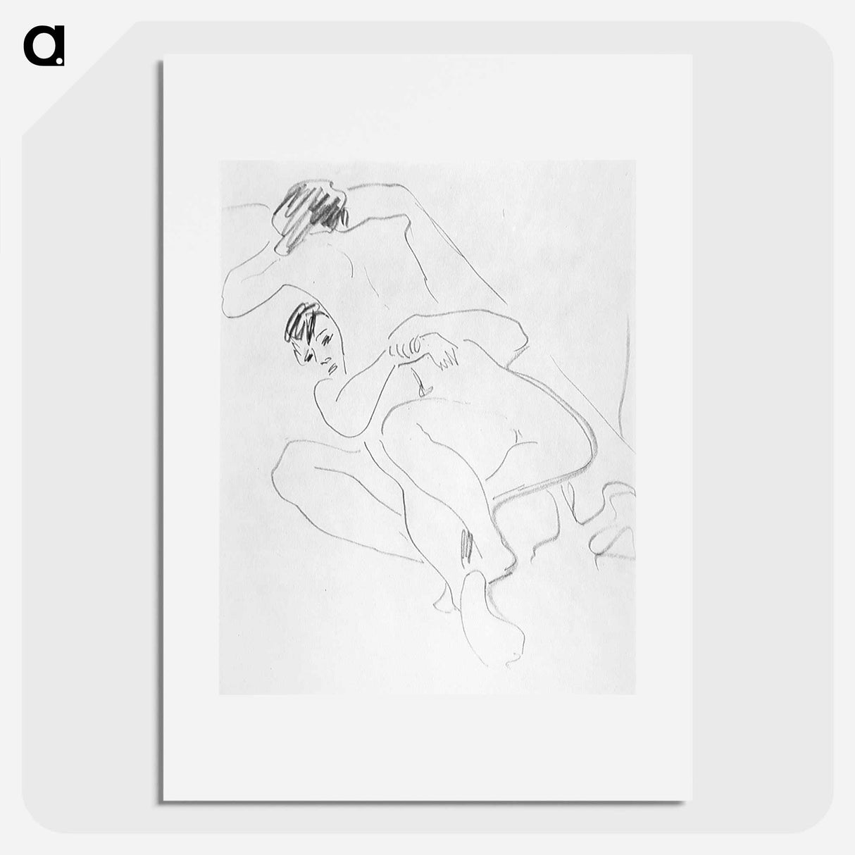 Couple - Ernst Ludwig Kirchner Poster.