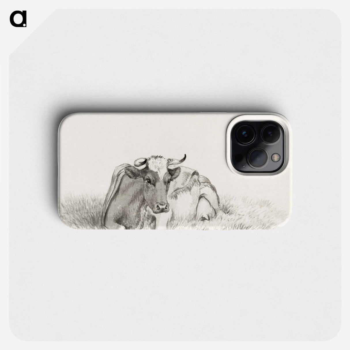 Lying cow - Jean Bernard Phone Case.