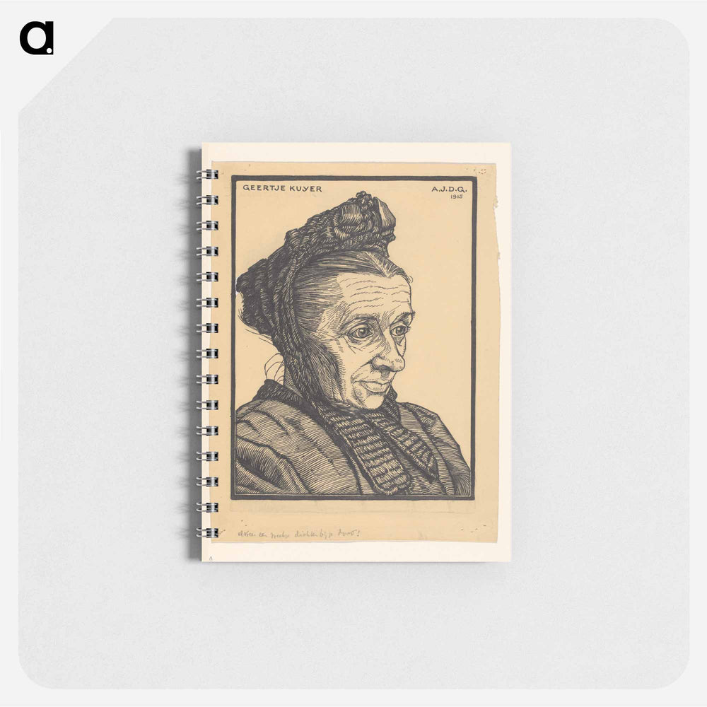Portret van Geertje Kuyer - ユリー デ フラーハ Memo.
