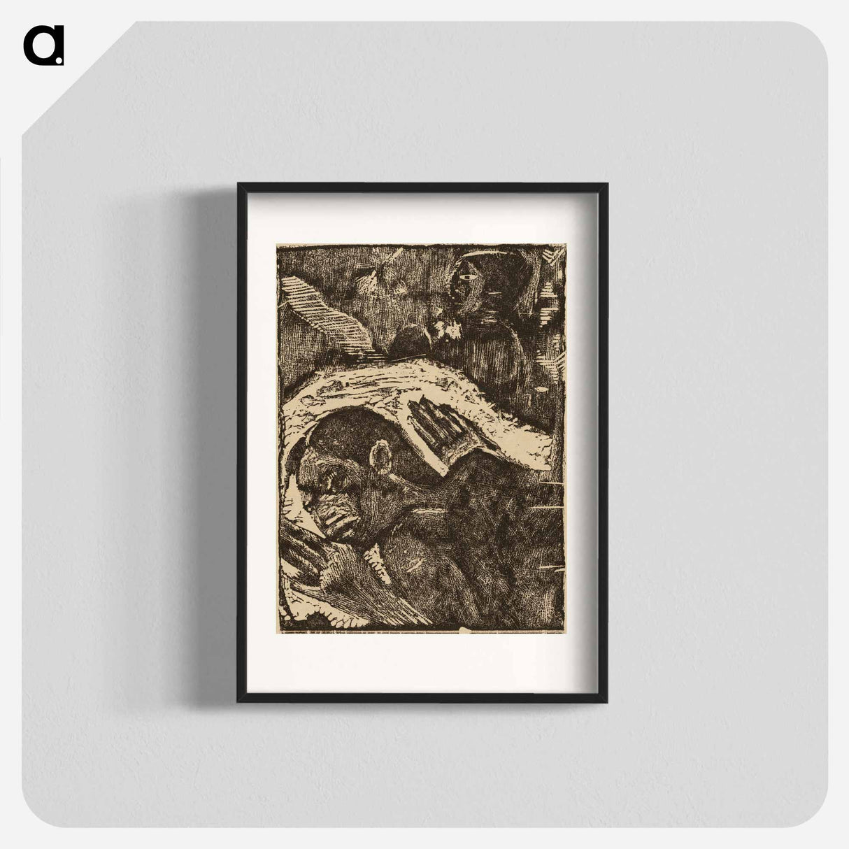 Manao tupapau - ポール ゴーギャン Poster.