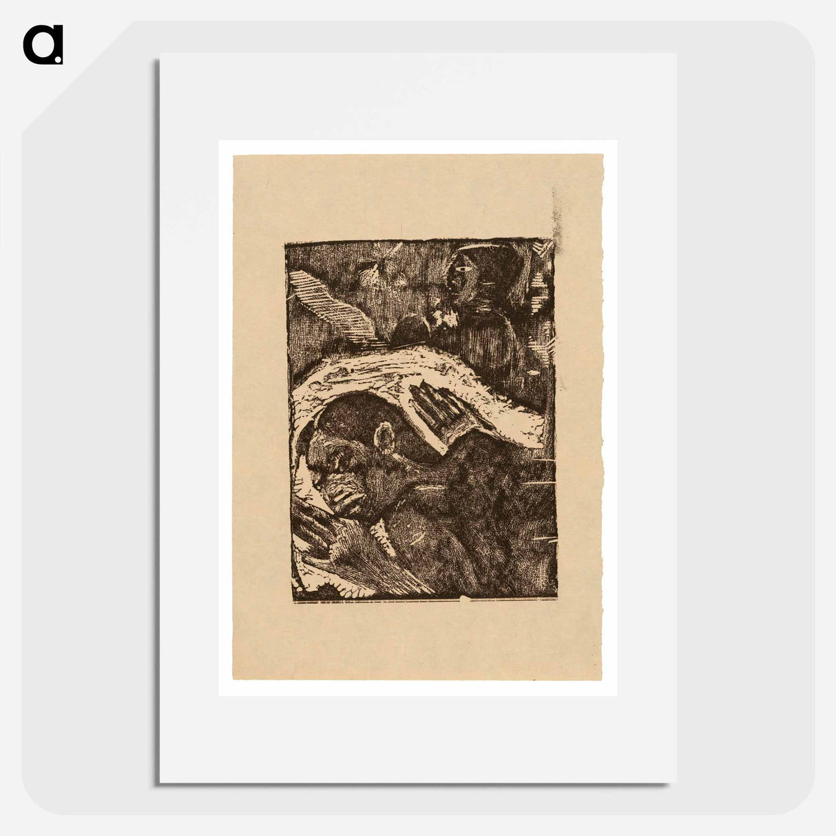 Manao tupapau - Paul Gauguin Poster.