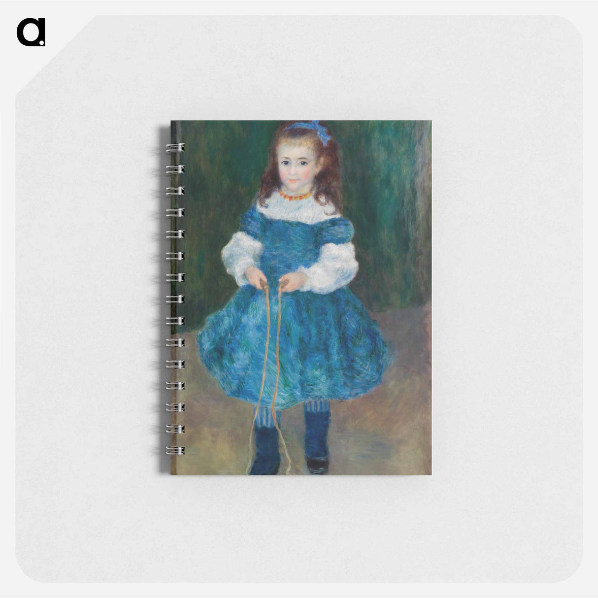 Girl with a Jump Rope - ピエール オーギュスト ルノワール Memo.