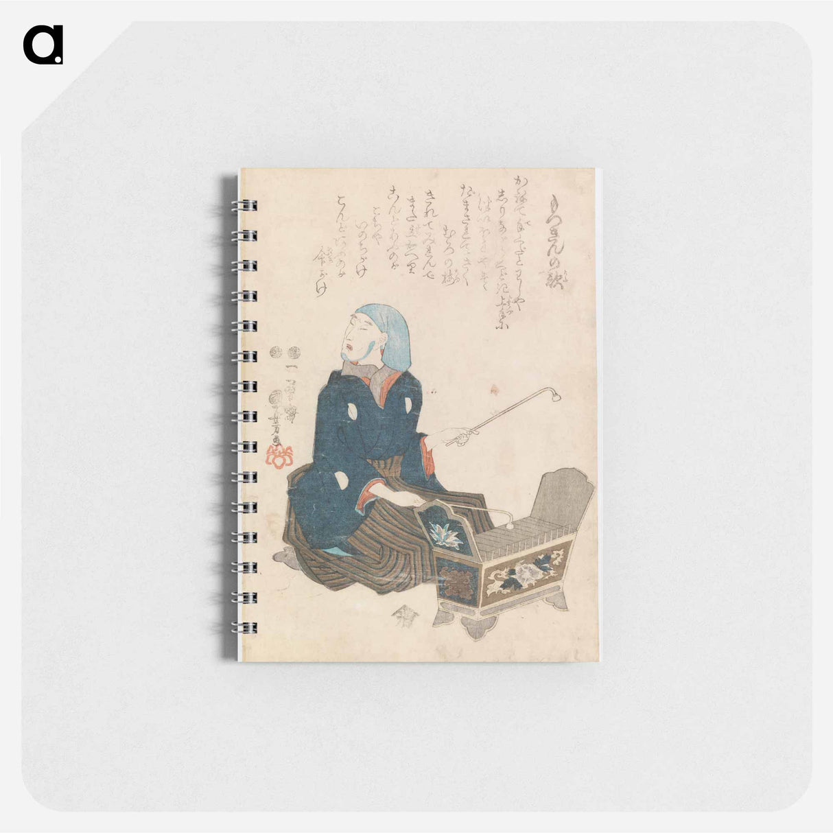 Puisen koton soittaja. - 歌川 国芳 Memo.