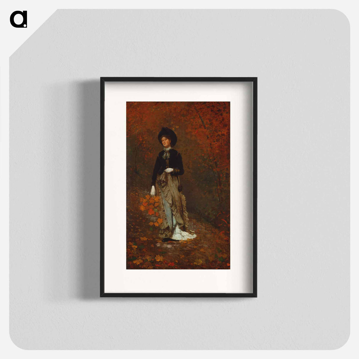 アートポスター-Autumn by Winslow Homer - ウィンスロー ホーマー Poster.