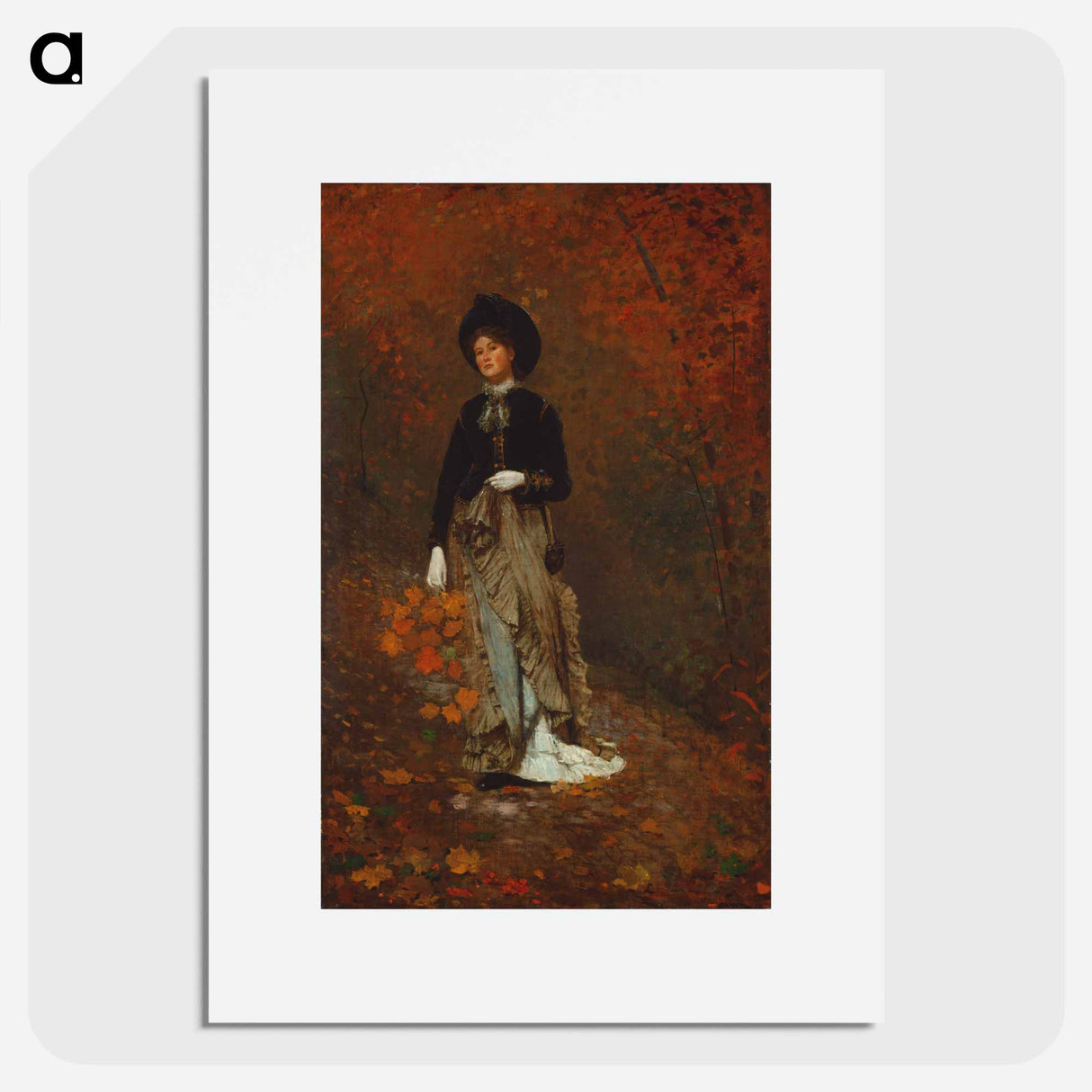 アートポスター-Autumn by Winslow Homer - ウィンスロー ホーマー Poster.