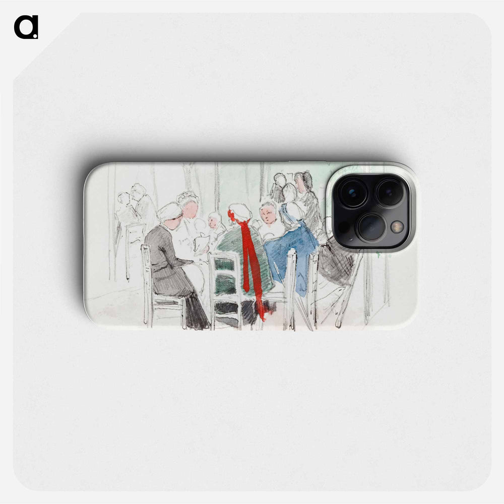 (unknown)part of a sketchbook - アルバート エーデルフェルト Phone Case.