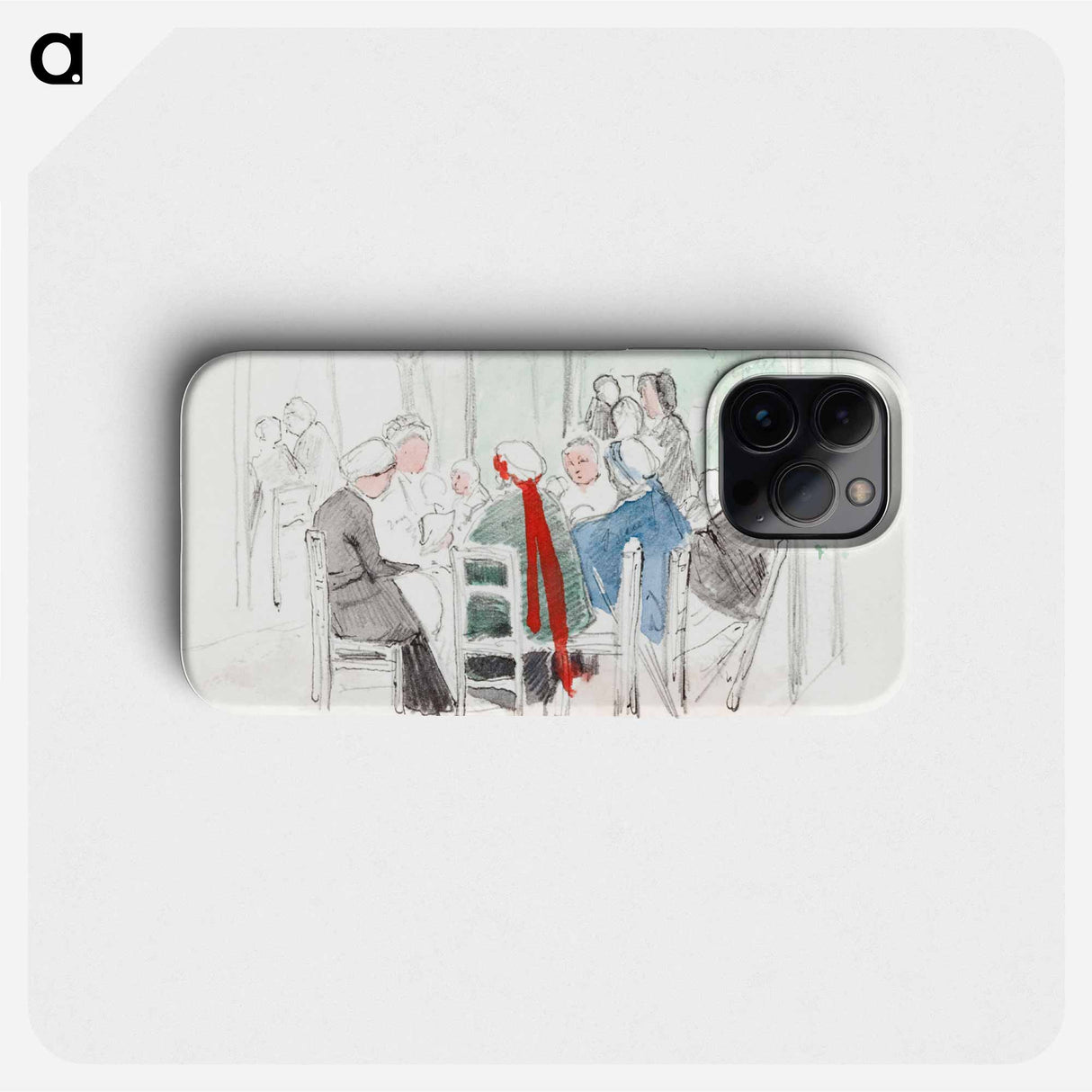 (unknown)part of a sketchbook - アルバート エーデルフェルト Phone Case.