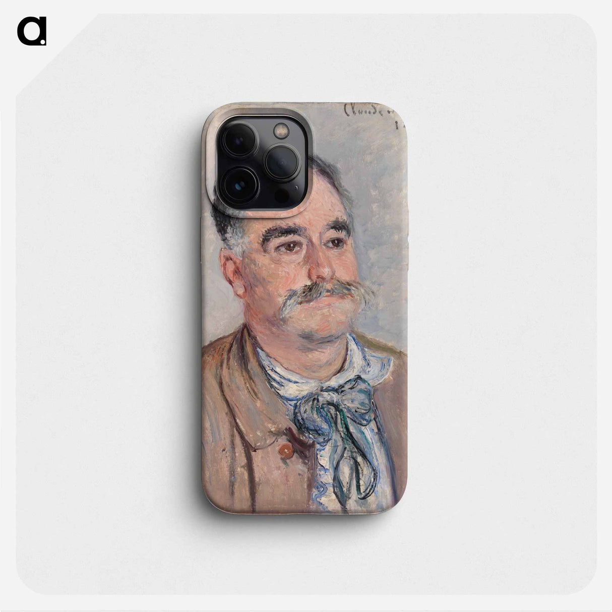 Portrait of Monsieur Coquette, Father - クロード モネ Phone Case.