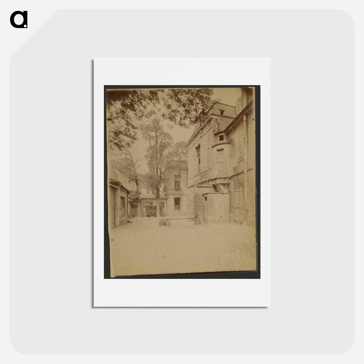 アートポストカード-Hôtel Lavalière, Rue Saint-Jacques
- ウジェーヌ アジェ Postcard.