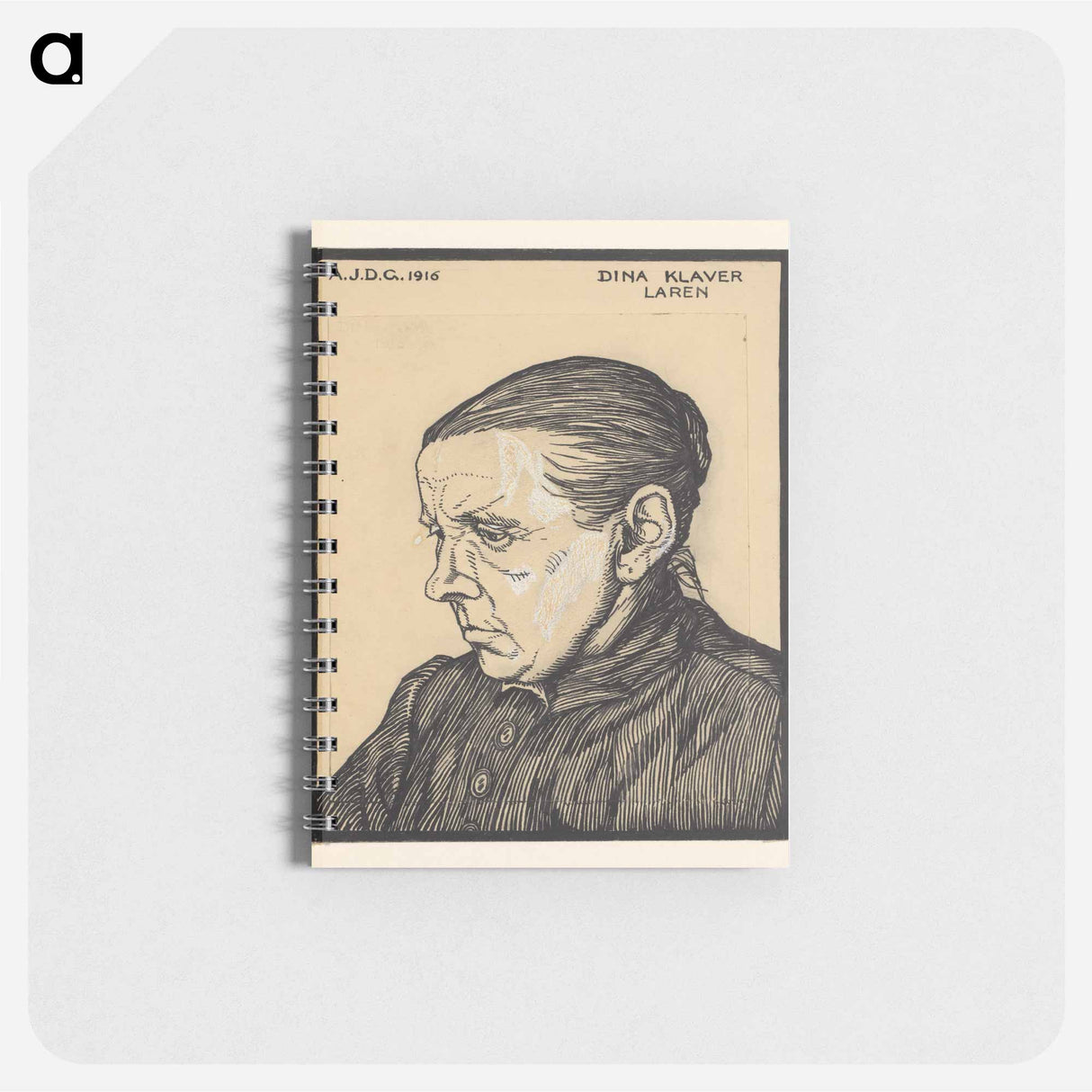 Portret van Dina Klaver - ユリー デ フラーハ Memo.