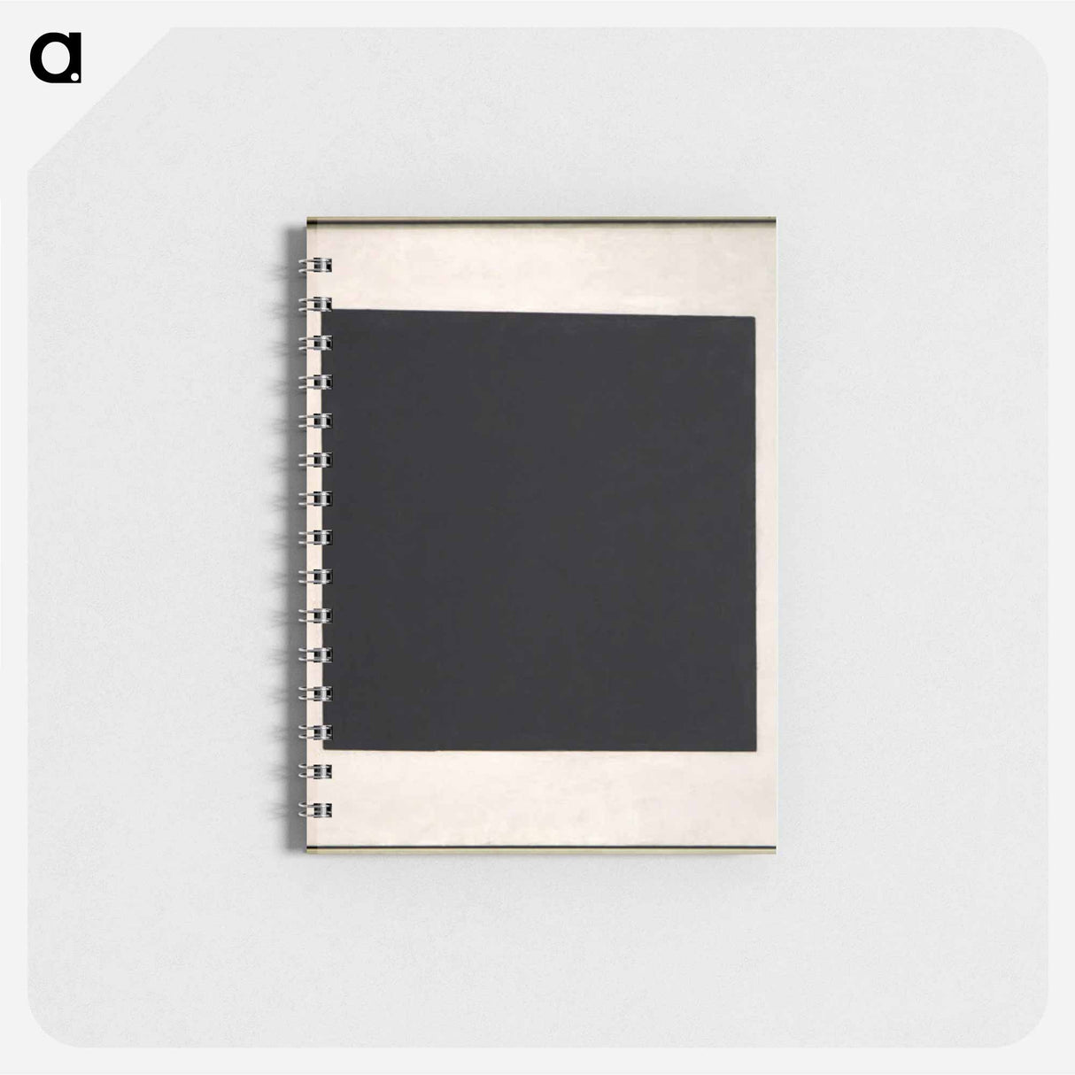 アートメモ帳-Black Square (3rd version) - カジミール マレーヴィチ Memo.