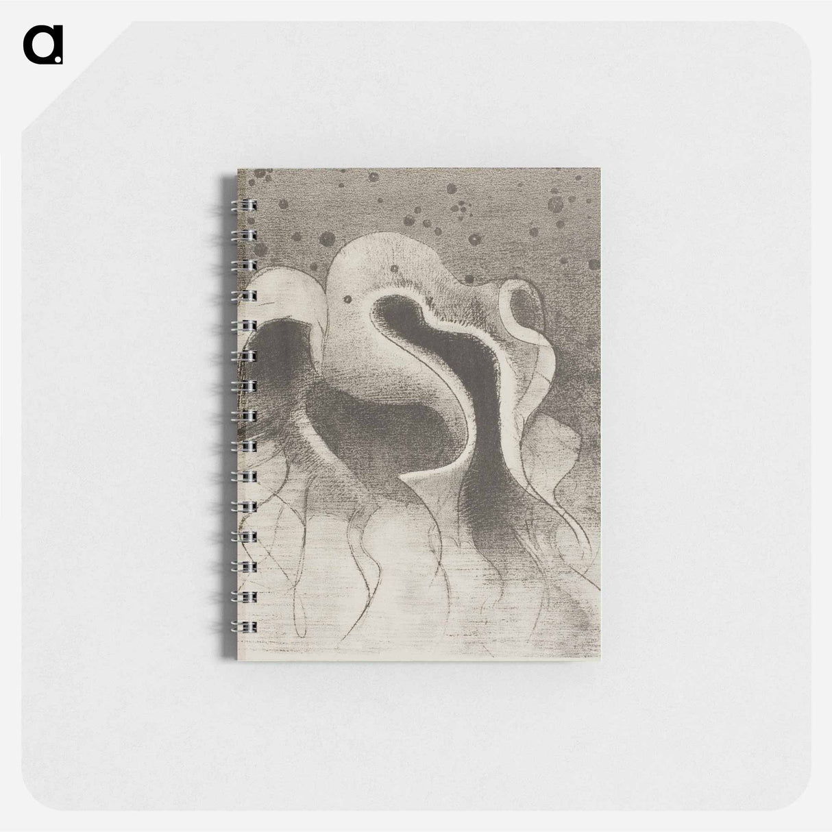 The Beasts of the Sea, Round Like Leather Bottles - オディロン ルドン Memo.