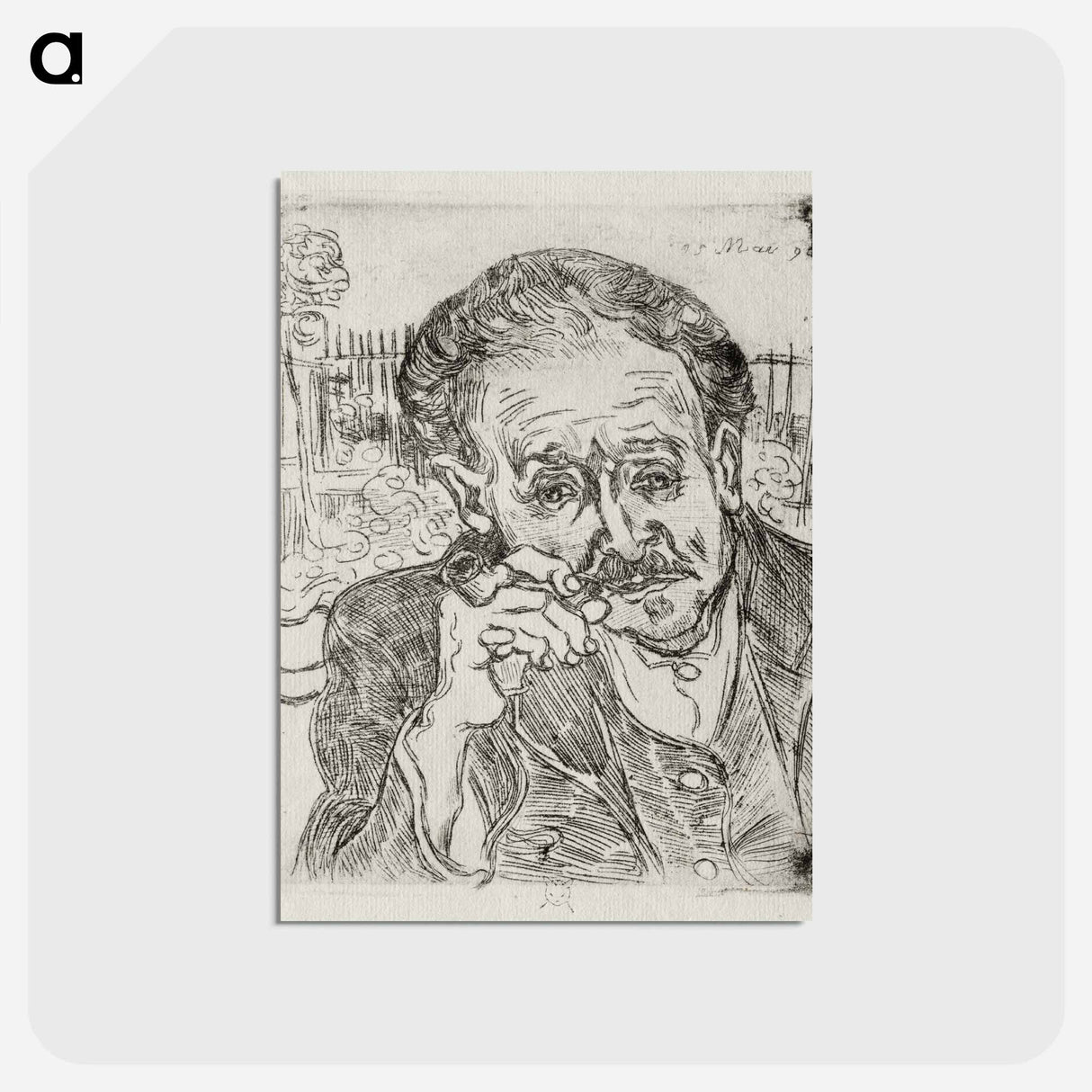 Dr. Gachet - フィンセント ファン ゴッホ Postcard.