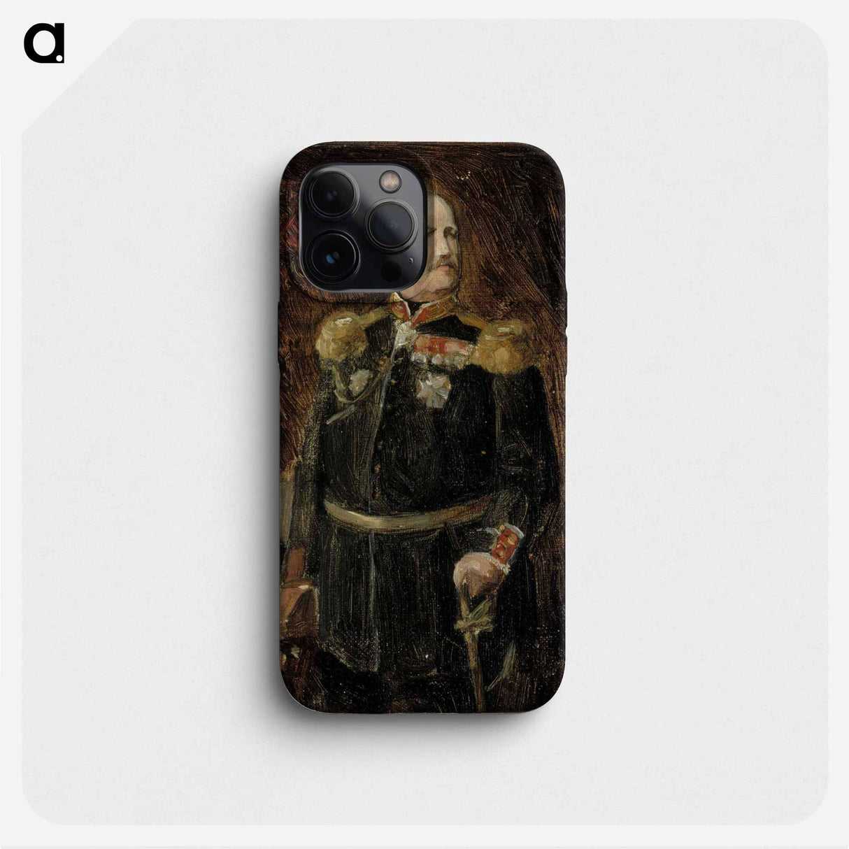 Portrait of general adjutant, count adolf aminoff, sketch - アルバート エーデルフェルト Phone Case.