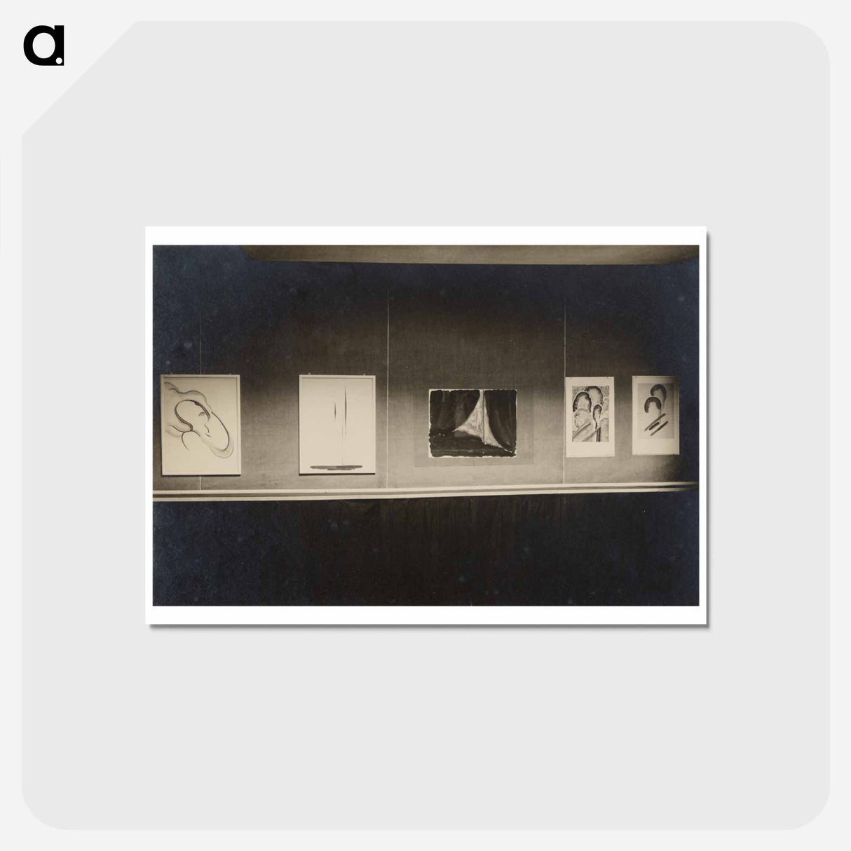 アートポストカード-Main Room - Wall Opposite Door - アルフレッド スティーグリッツ Postcard.