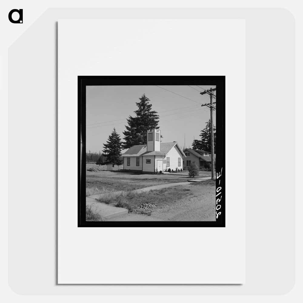 Seven Day Adventist Church - Dorothea Lange Poster.