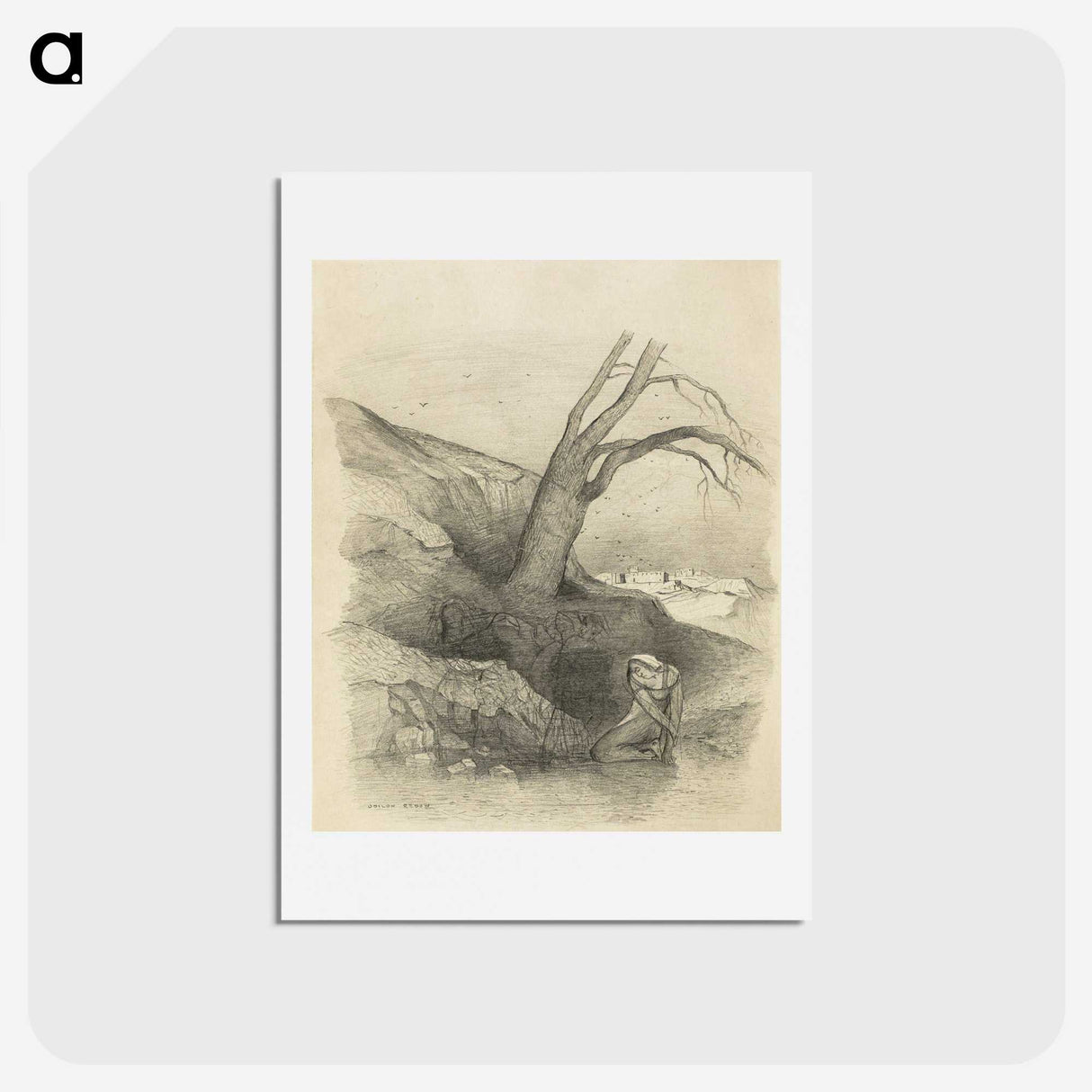 3-39_Odilon-Redon_hagaki