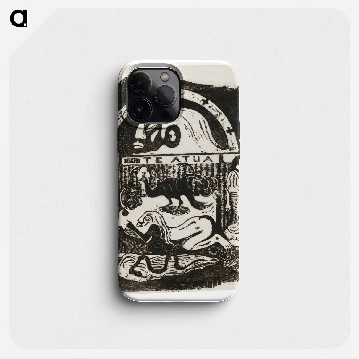 Te atua (The God) - Paul Gauguin Phone Case.
