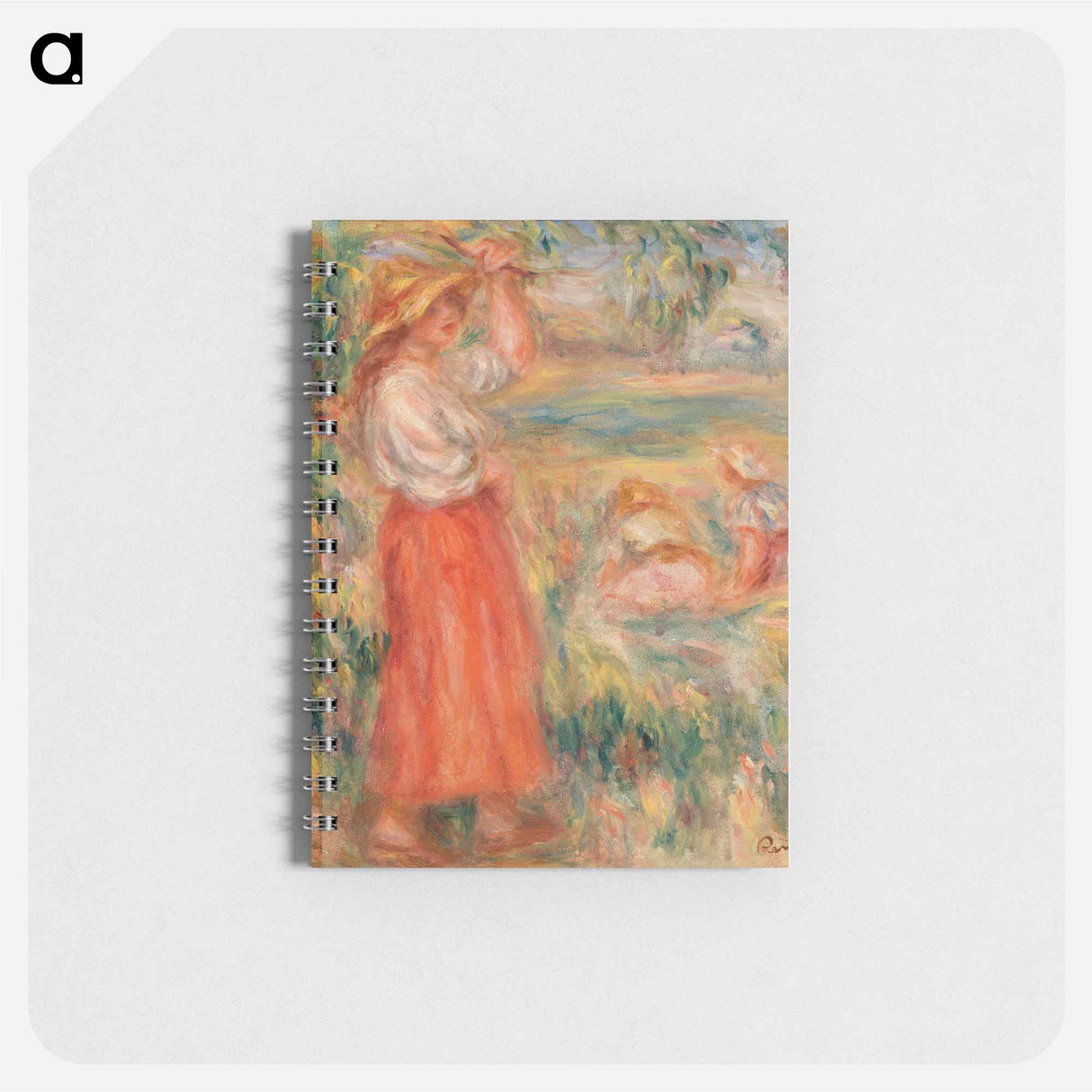 Women in the Fields - ピエール オーギュスト ルノワール Memo.