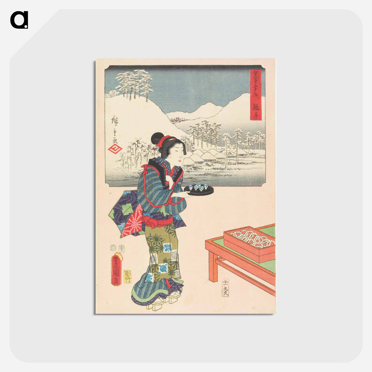 アートポストカード-Mariko
- 歌川 国貞 Postcard.
