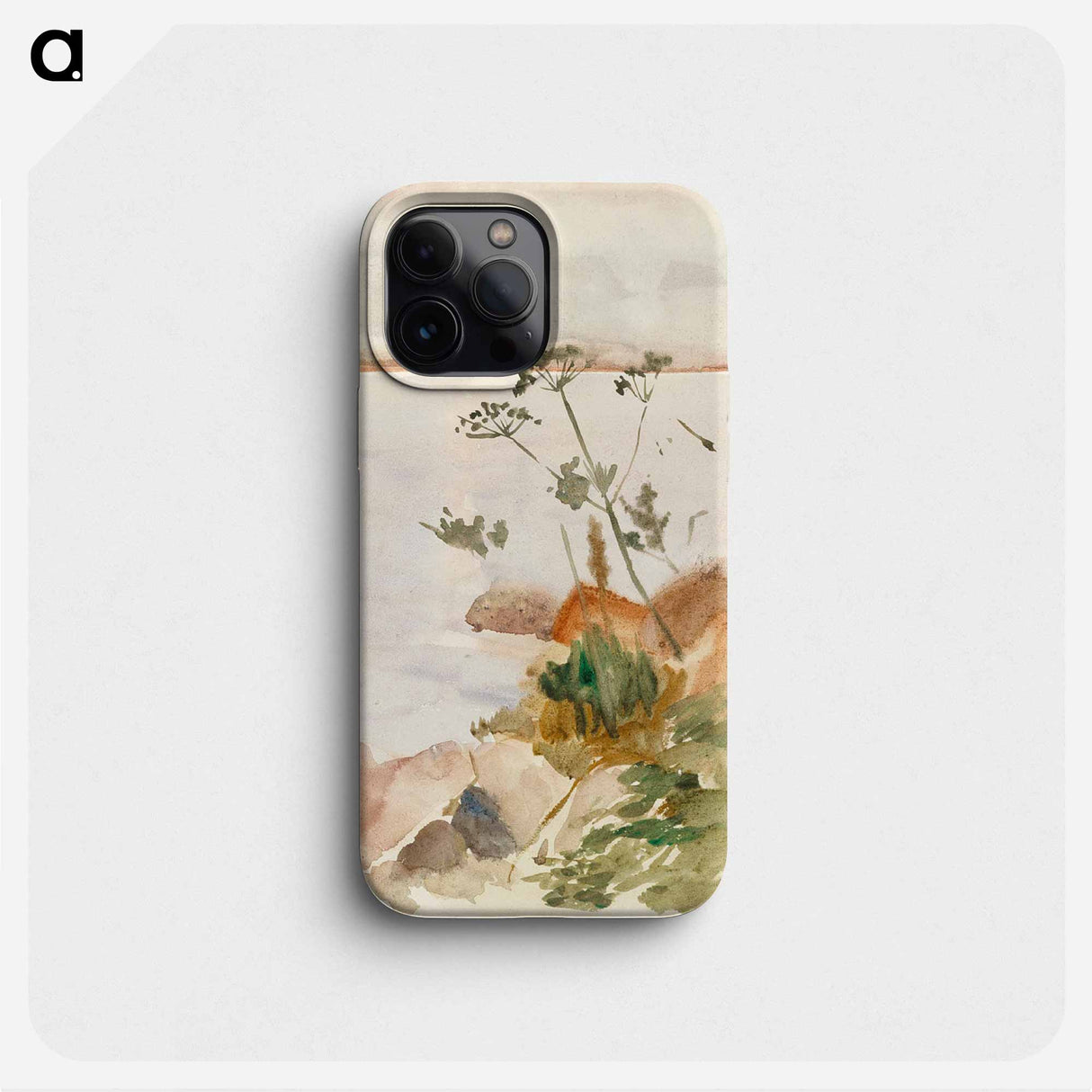 Seashore in the moonlight - アルバート エーデルフェルト Phone Case.