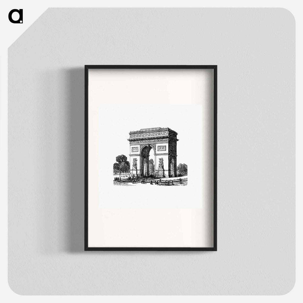 アートポスター-Arc de Triomphe from Paris-Neuf, Or Dream And Reality
- 大英図書館 Poster.