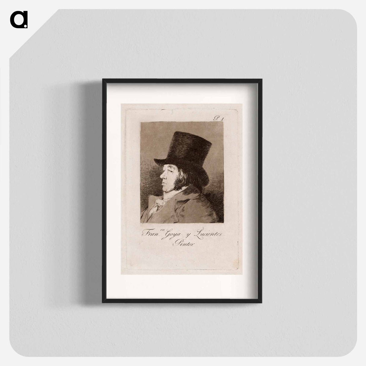 Los Caprichos - フランシスコ デ ゴヤ Poster.