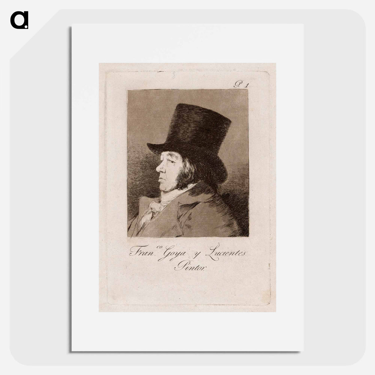 Los Caprichos - フランシスコ デ ゴヤ Poster.