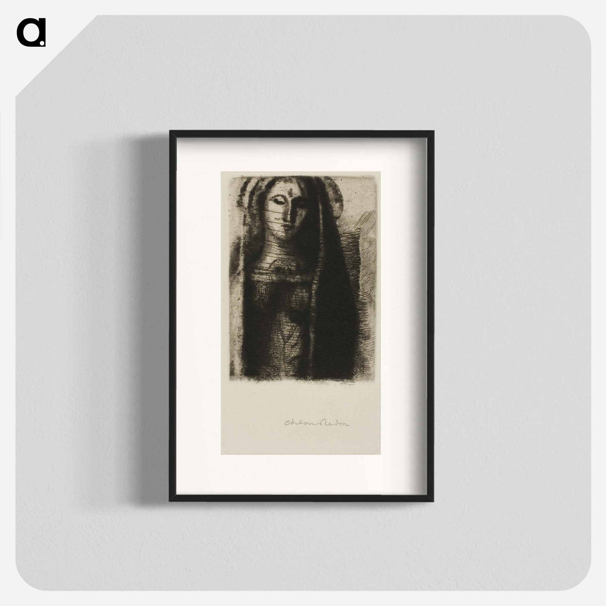 Princess Maleine (The Little Madonna) - Odilon Redon Poster.