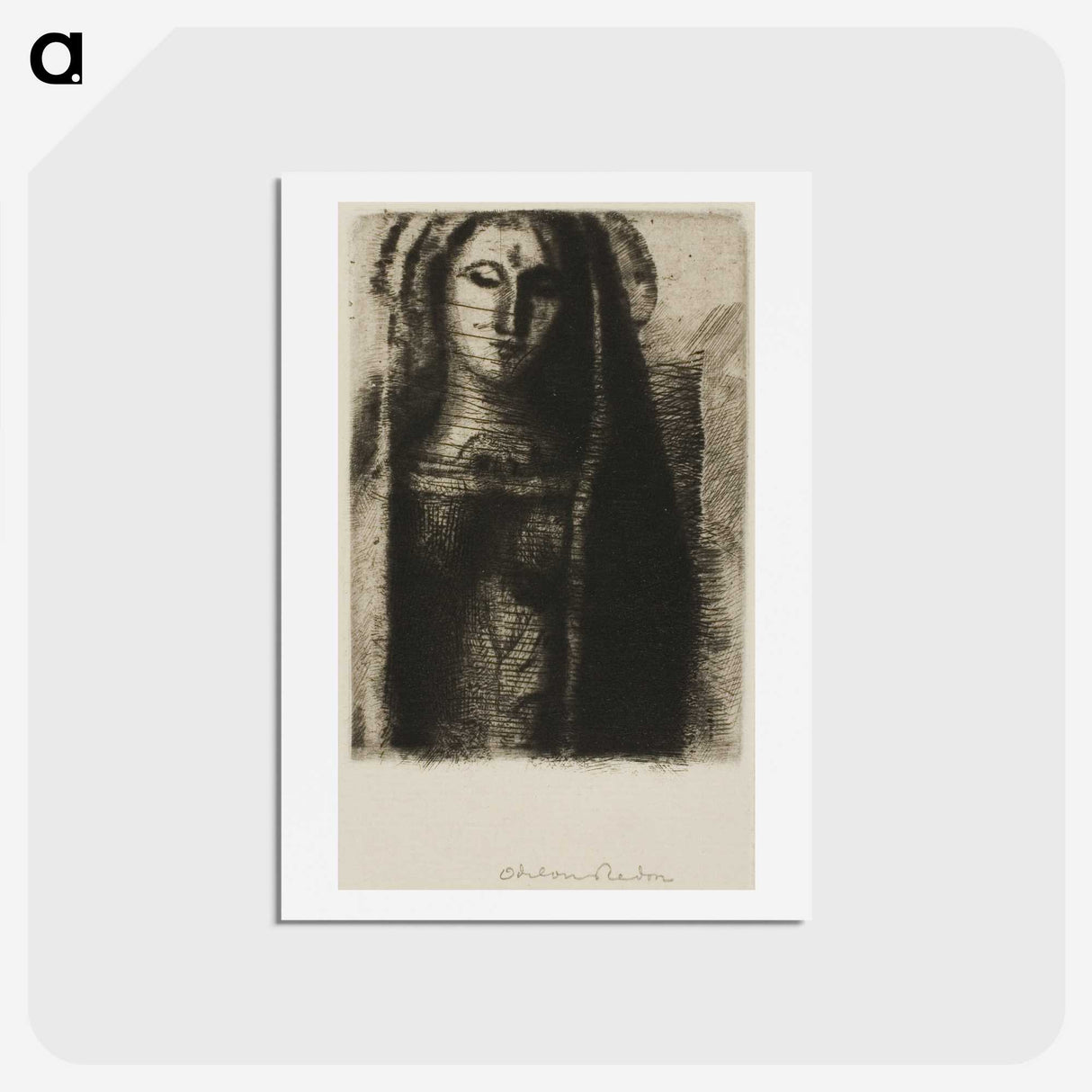 3-3_Odilon-Redon_hagaki