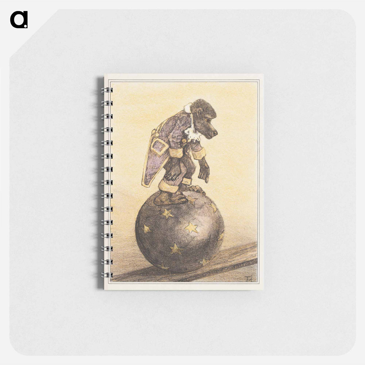 アートメモ帳-Aap op bal - テオ ヴァン ホイテマ Memo.