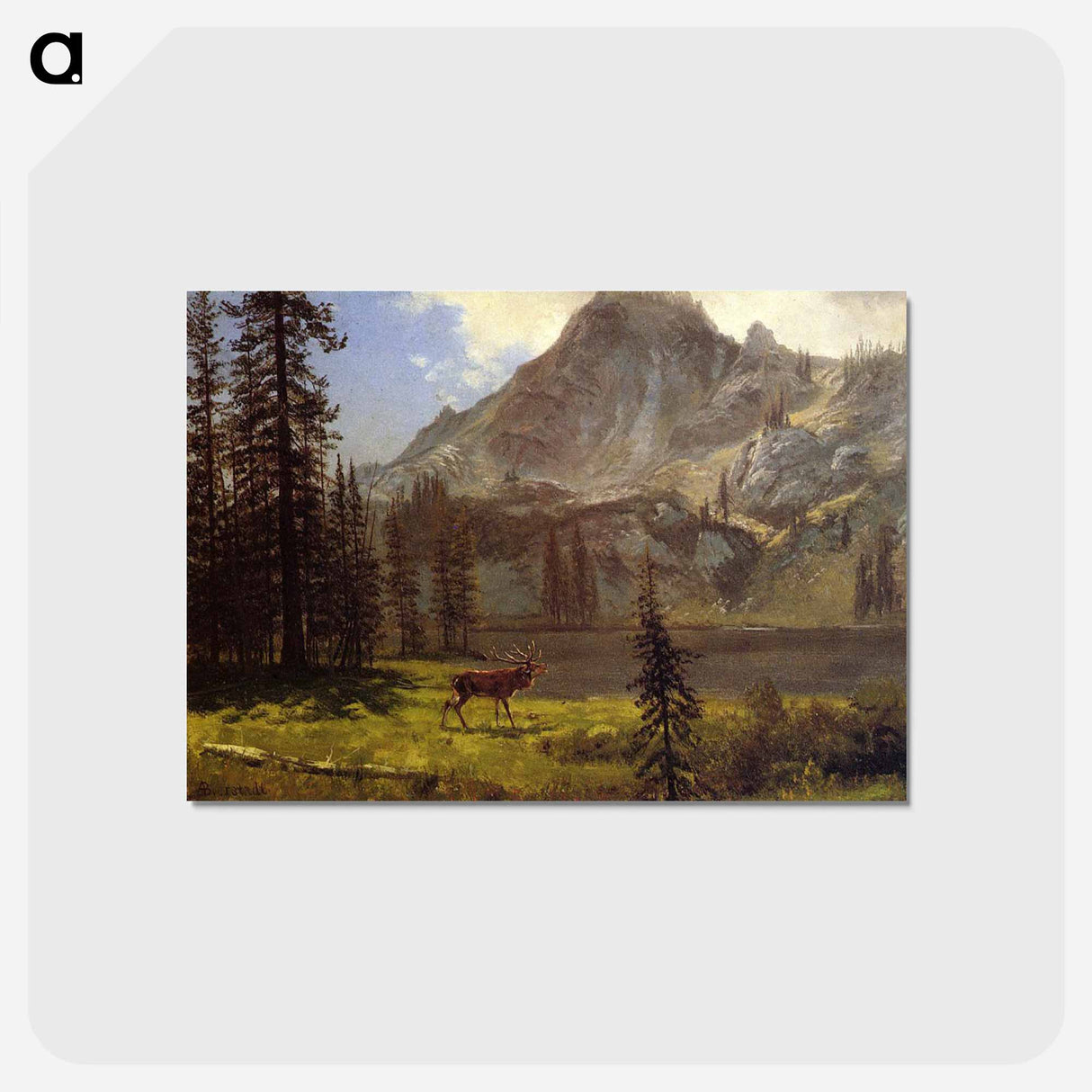 Call of the Wild - アルバート ビアスタット Postcard.