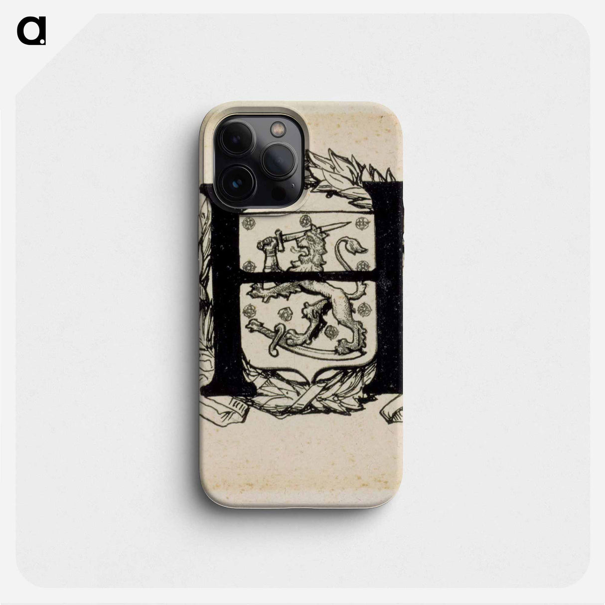 Döbeln juuttaalla-runon alkukirjain h - アルバート エーデルフェルト Phone Case.