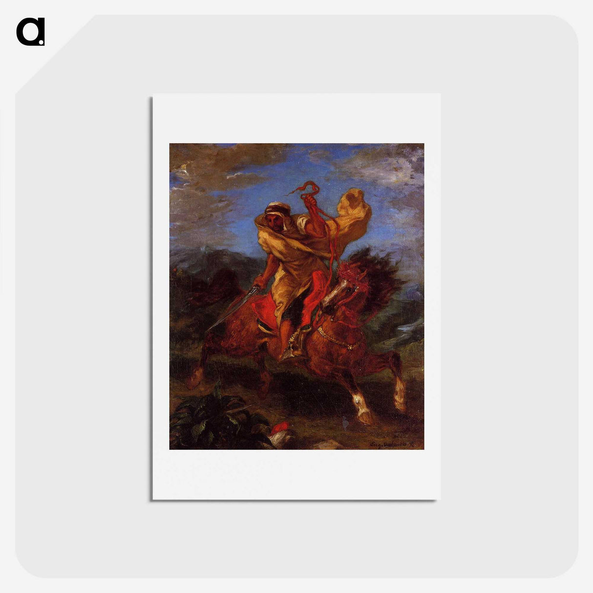 3-40_Eugene-Delacroix_hagaki