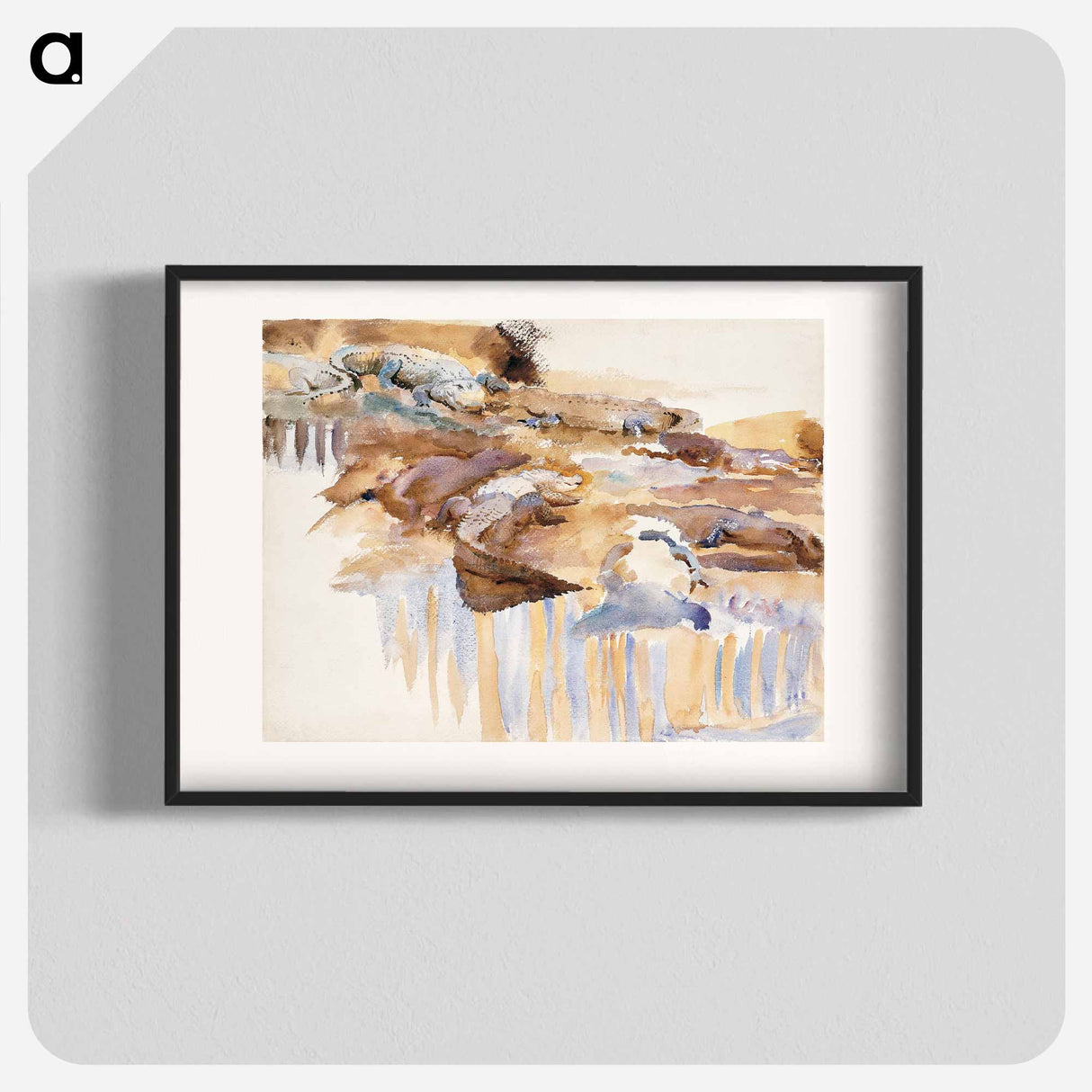 Alligators - John Singer Sargent Poster.