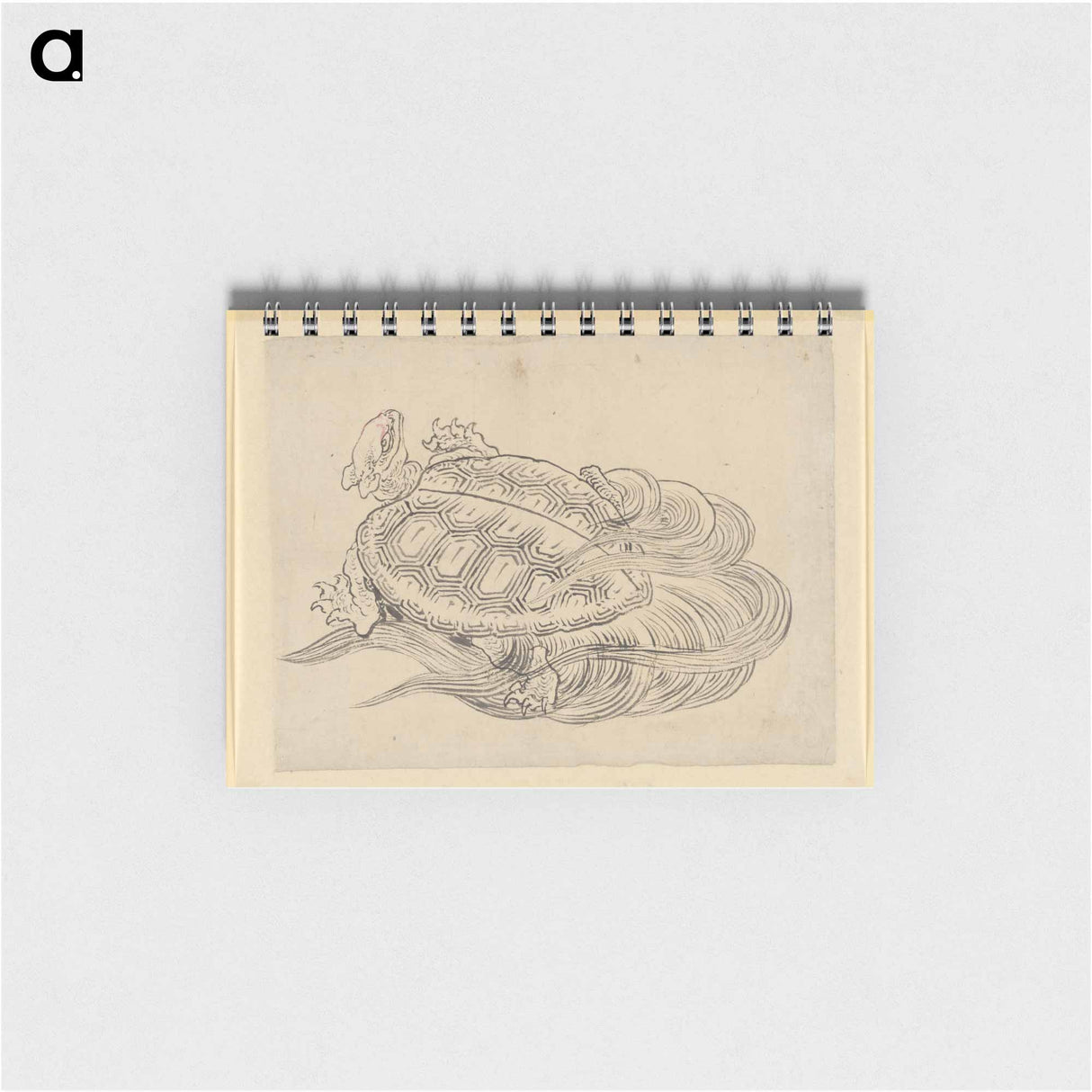 Sea Turtle (Emblem of Longevity) - 葛飾 北斎 Memo.