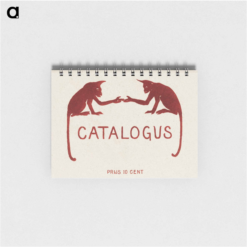 Catalogusomslag met twee apen - テオ ヴァン ホイテマ Memo.